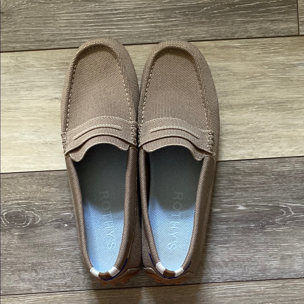 Rothy's Tan driver size 10.5